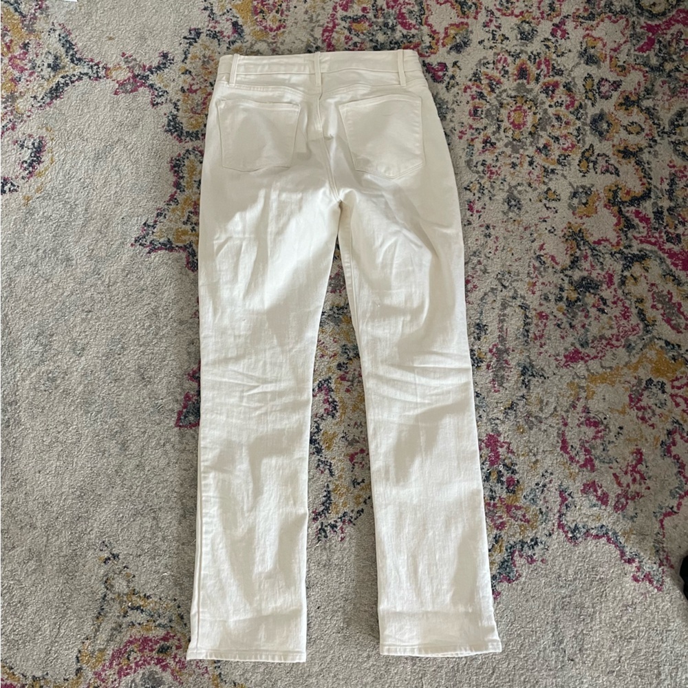 Frame Le Super High Straight in Au Natural White Jeans Size 28 $248 Denim - Picture 12 of 12